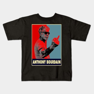 Retro Anthony Bourdain Fist Kids T-Shirt